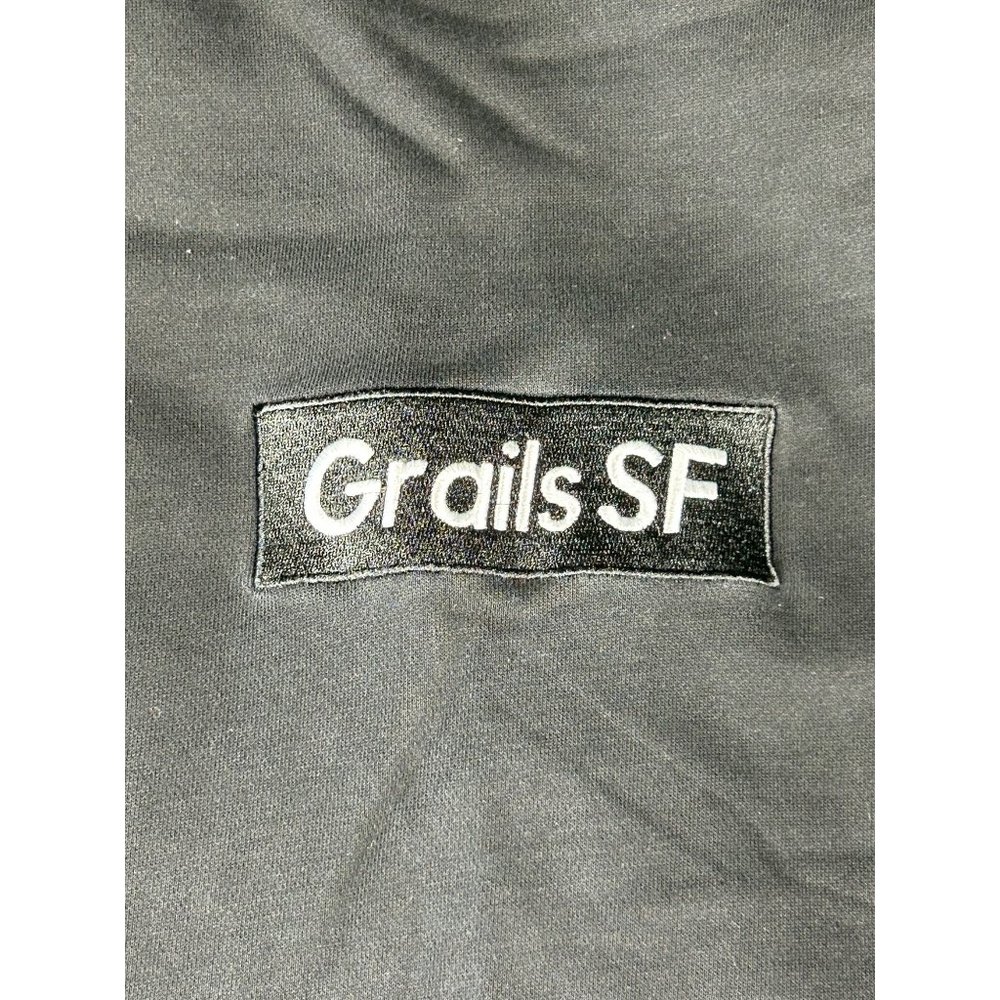 Grails SF San Francisco Black Pullover Hoodie Womens Size Large - Picture 3 of 11